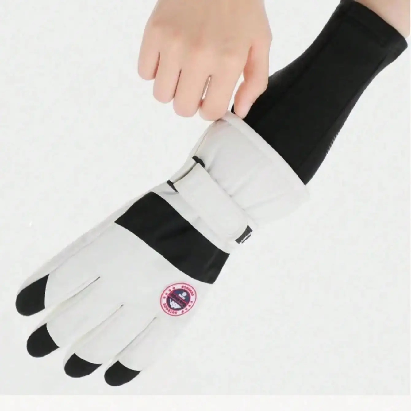 AliExpress Ski Gloves Black Liner Inner Thin Cycling Non-Slip Touchscreen Fleece Ultralight Sports Full Fingers