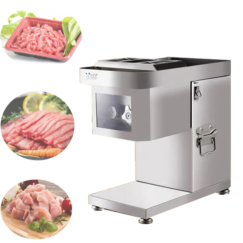 150kg/H Commercial Meat Slicer Dicing Machine Household  Business Meat Cutter Machine