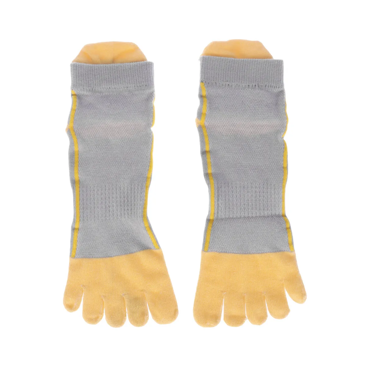 

Five Finger Toe Socks with Dual Heel Design Ultra-Thin Lightweight Breathable Cotton Sports Running Socks for Indoor Outdoor