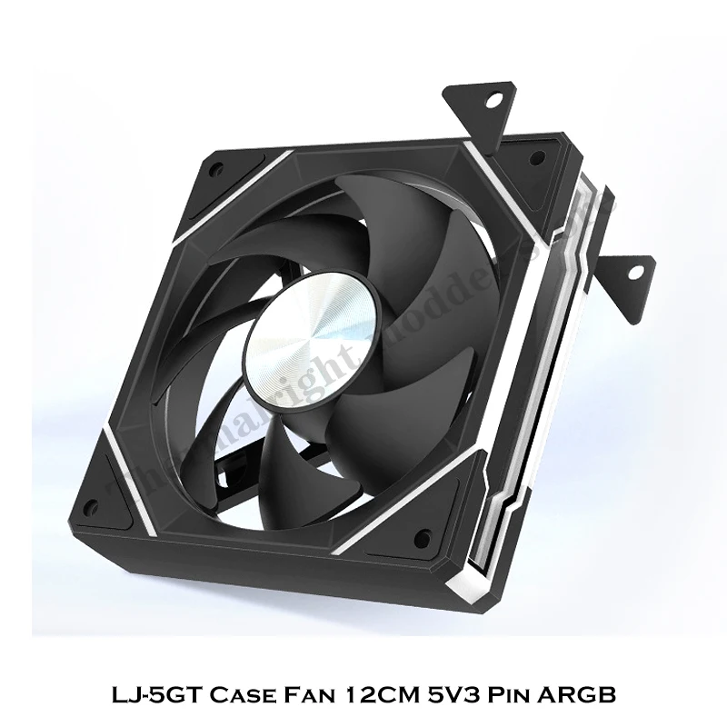 Computer Case Ventilador RGB Fan 120mm 5V 3pin ARGB PC Gamer Cabinet Cooler PWM, Classic and Minimalist Style Mute Ventilador