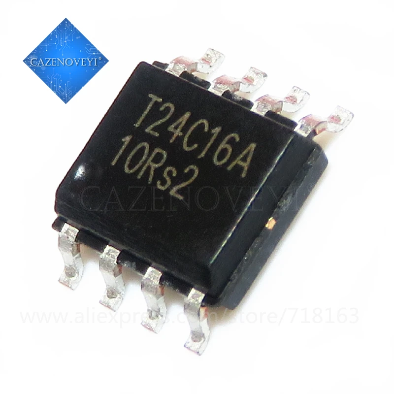 10pcs/lot AT24C16C-SSHM-T AT24C16 M24C16-WMN6TP 24C16 24C16WP SOP-8 In Stock