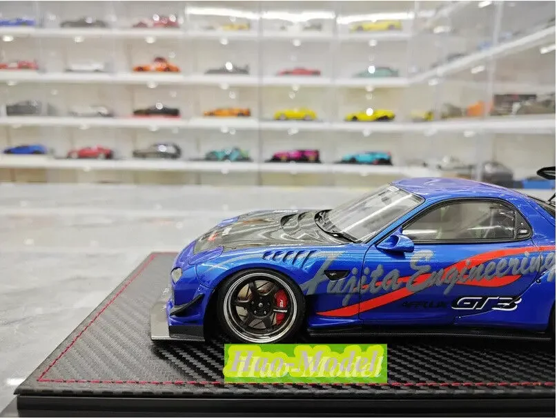 IG 1/18 For Mazda RX7 GT3 FD3S FEED Afflux Resin Model Car Diecast Toys Boys Birthday Gifts Hobby Display Collection Ornaments