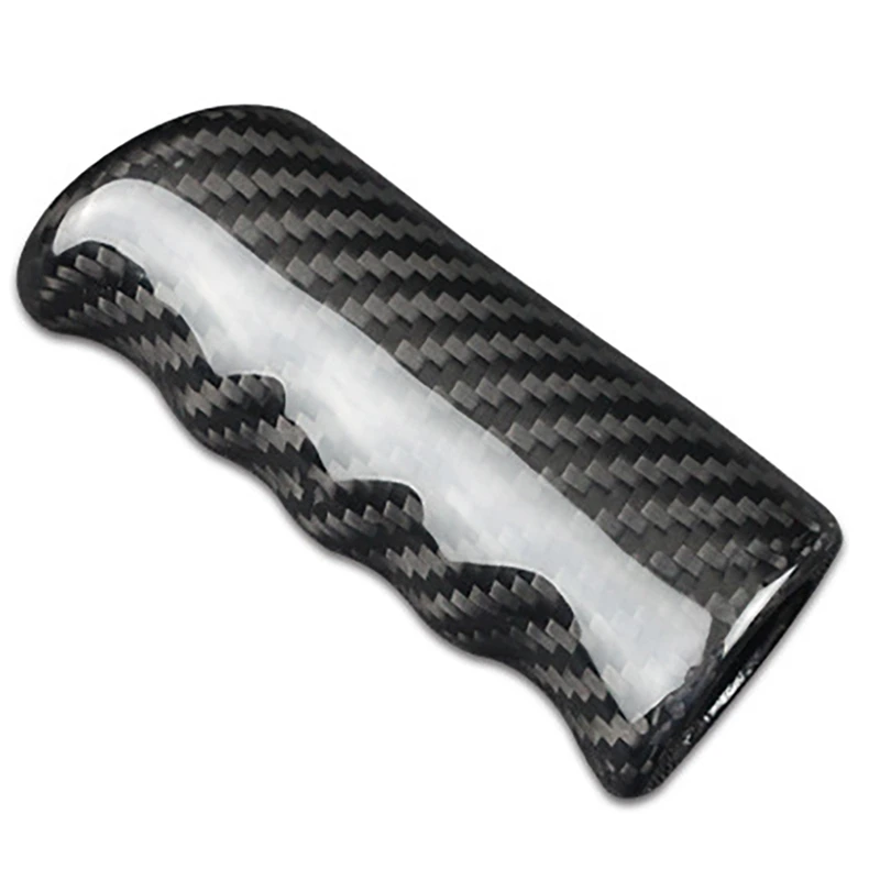 Car Carbon Fiber Handbrake Cover Grip Handle Lever Brake Handle Cover For Mercedes Benz G Class W463 W464 G500 AMG G63