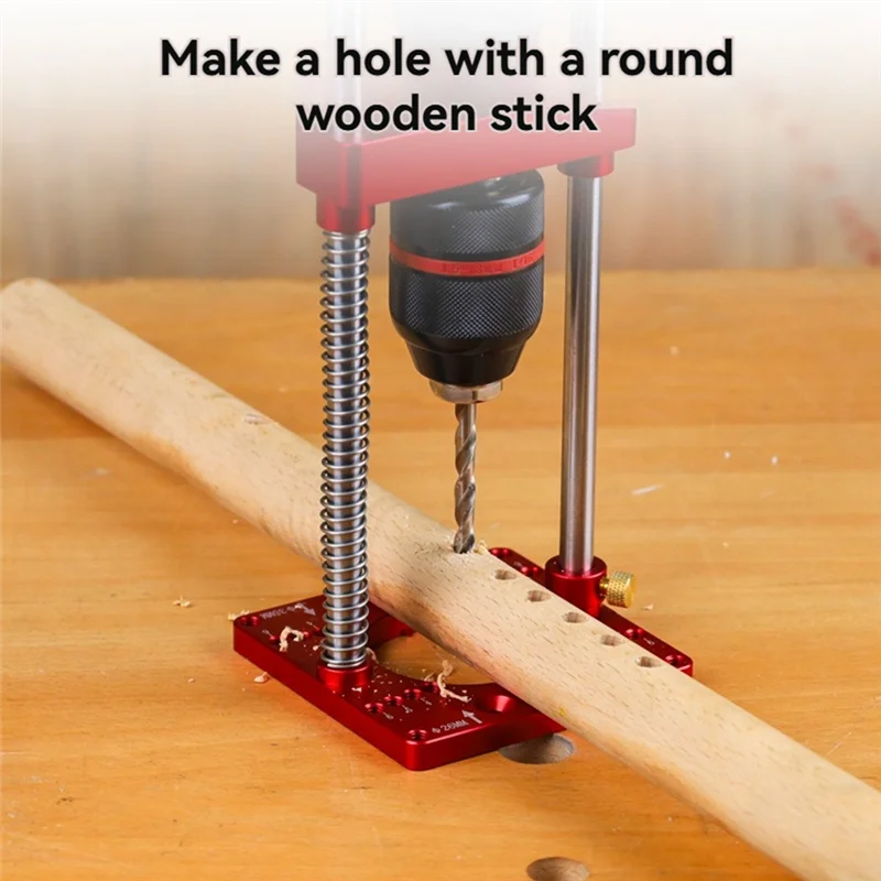 

HRBAJ-Handheld Drill Holder Bench Fixing Bracket 35Mm Hinge Hole Locator For Hand Drill Use