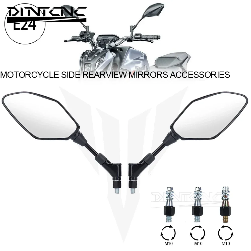 For YAMAHA MT-07 MT-09 MT09 MT07 2014-2023 E24 Certification Mirrors Motorcycle Accessories Side Rearview Mirror Rear MT 07 09