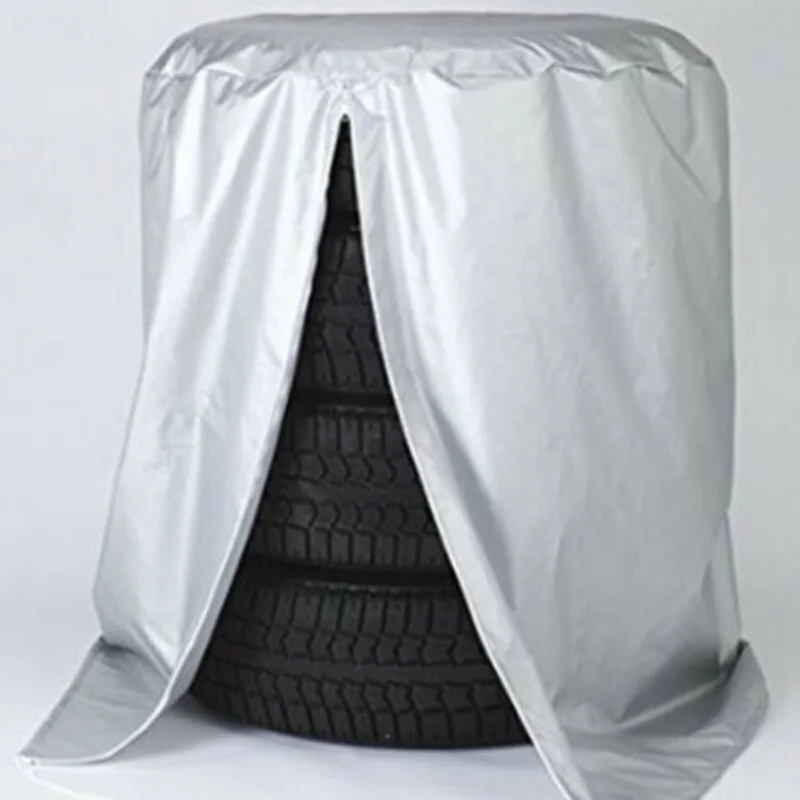 2025 Storage Bag Car 4 Tires Snow Tire Cover Spare Tire Cover 420D Oxford Cloth Wheel Tire Cover Protective Cover