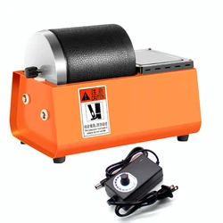 Electric Rock Rotary Tumbler Capacity 2.5KG Single Drum Beads Rock Stones Gold Silver Jewelry Jade Metal Small Polishing Machine