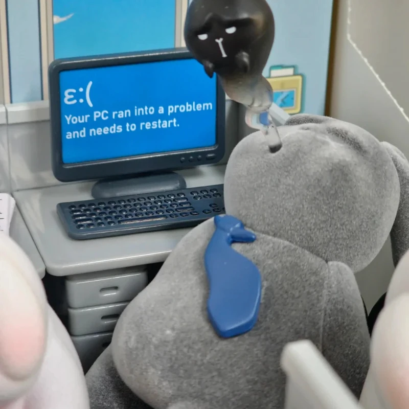 الاثنين بروس الرابعة، ما زلت أن أعمل اليوم سلسلة من الصناديق العمياء التماثيل سطح المكتب الحلي للهدايا العصرية #2