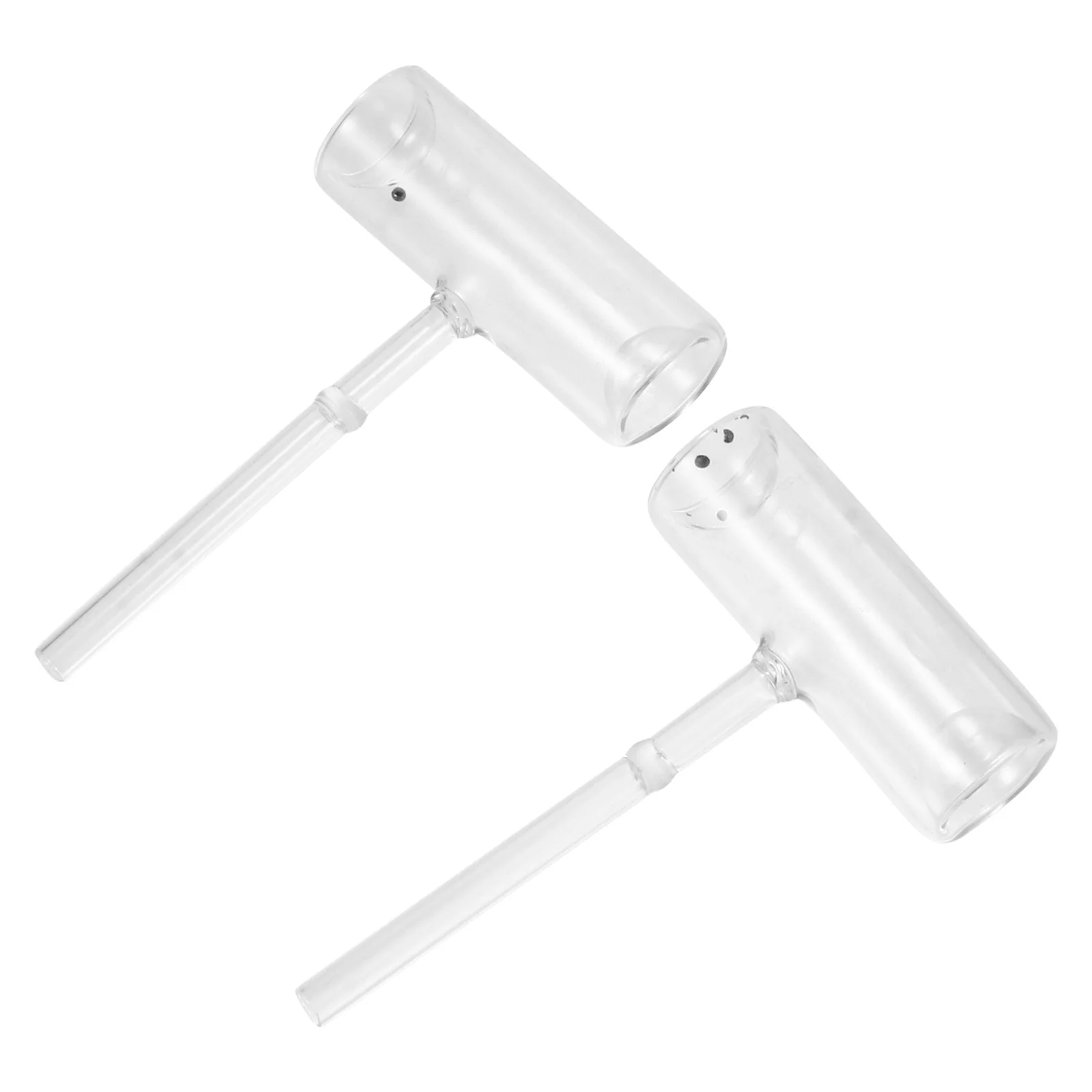 

2Pcs Iodine Sublimation Glass Equipment Transparent Tube Laboratory Supplies Experiment Tools Teaching Tools