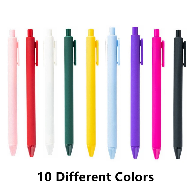 50PCs Cheap Kawaii Candy Colored ballpoint Pen Creative Student Writing School Office Supply Stationery