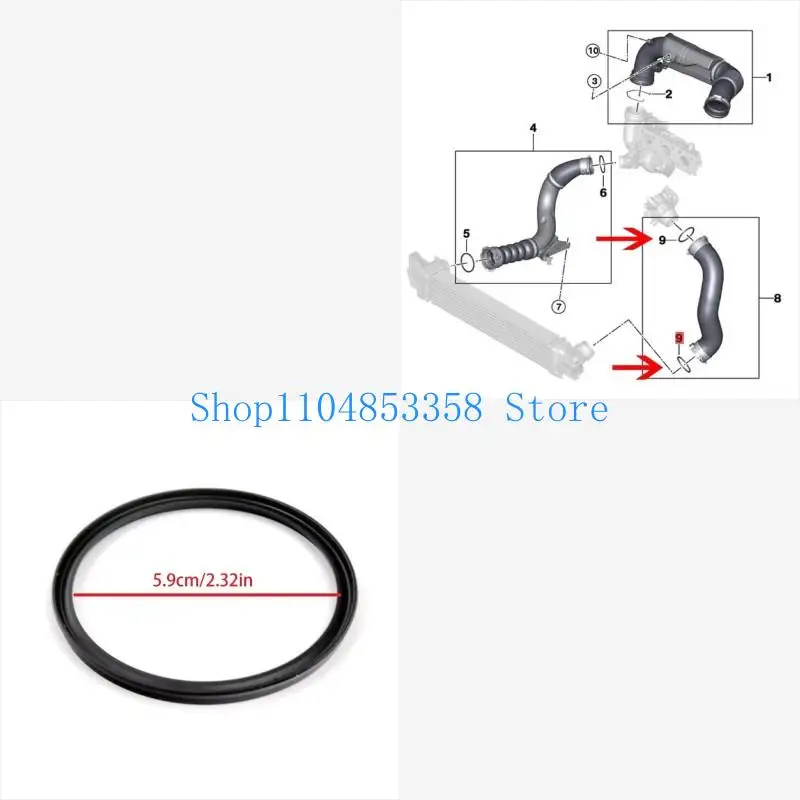 

Автомобильные аксессуары для E81 E87 F20 прокладка шланга 13718596850, уплотнение прокладки шланга инверкулера 11617801974