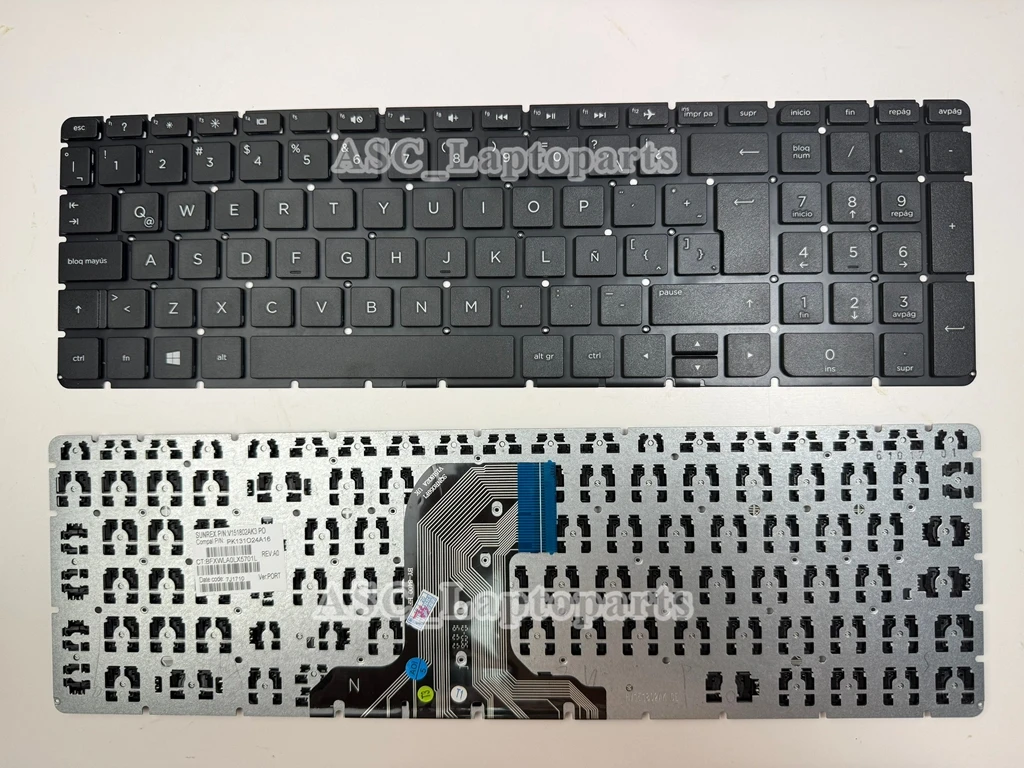 

Новая испанская клавиатура Latin Teclado для HP 15-ac033la 15-ac040la 15-ac041la 15-af055la 15-af058la 15-af059la 15-af073la черная
