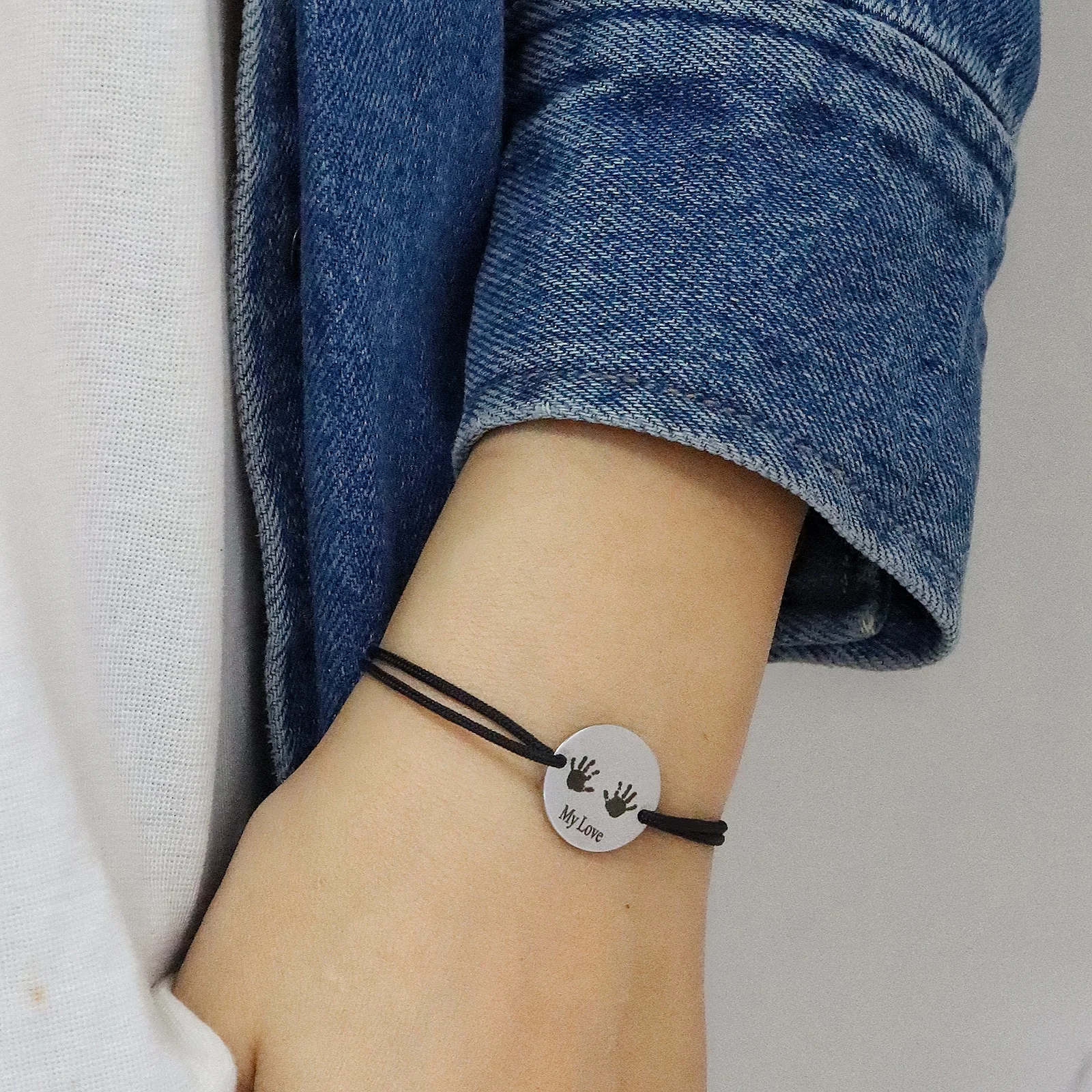 

Mom bracelet with children's names, grandma gift with engraving, multiple name pendants, gift for the first Mother's Day