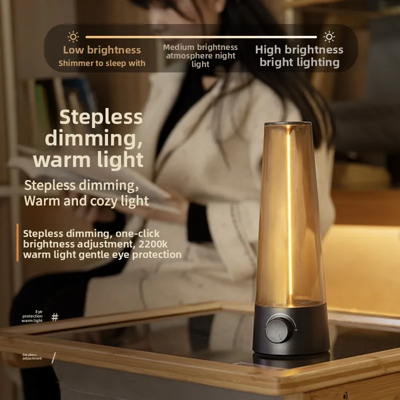 Retro Lamp Camping Atmosphere Lamp Creative Home Charging Bar Desktop Bedside Lamp Small Night Light