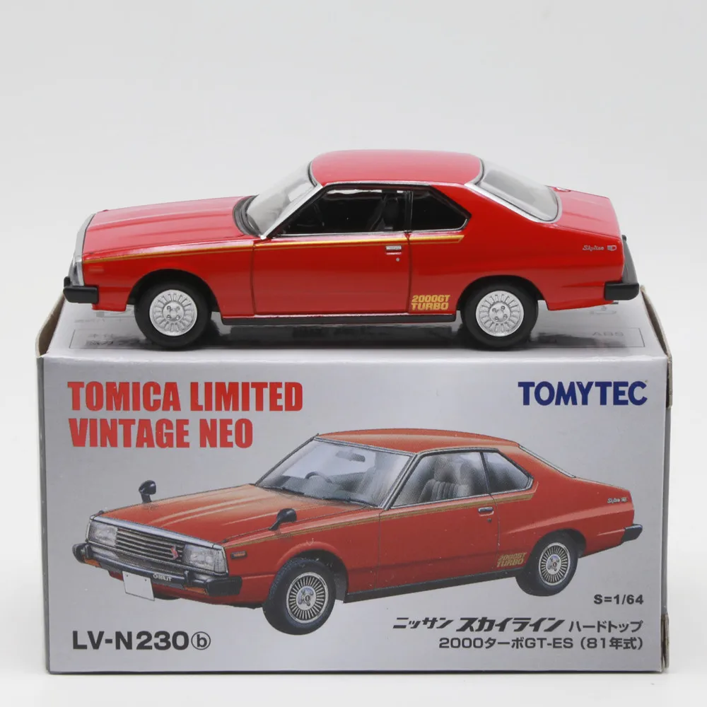 Tomytec Tomica TLV N230A/B SKYLINE HT2000 GT-E JDM Limited Edition Simulation Alloy Static Car Model Toy Gift