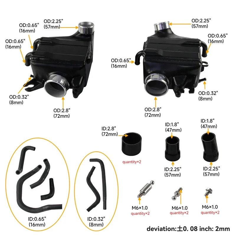 

Bar&Plate Performance Air-To-Water Intercoolers For Infiniti Q50/Q60 V6 VR30DDTT Engine 3.0L Turbocharged 2016+