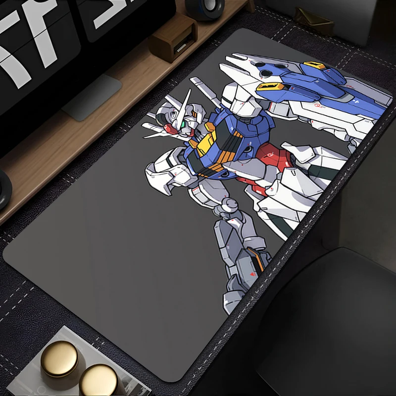 Mouse Pad Mechanical Warrior Gundam Aerial Computer Gamer PC Accessories Mousepad Non Slip Rubber Desk Mat Laptop Keyboard Pad