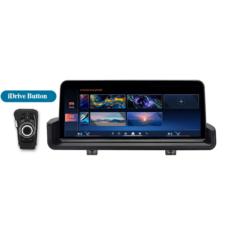 DMD 10,25 Zoll Touchscreen Autoradio für BMW 3er E90 E91 E92 2005-2012 Android 15 System Carplay Multimedia AndroidAuto 4G BT Qualcomm Snapdragon 665 Chip GPS Navigation DSP