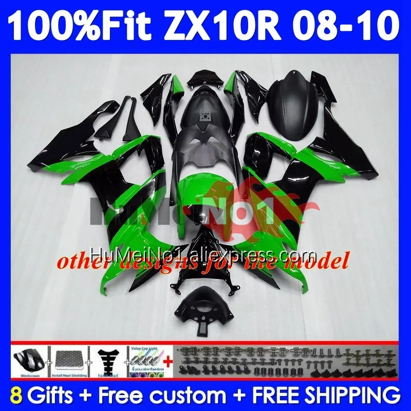 Bodykit Voor Kawasaki Fabriek Rode Ninja Zx 10r 1000 10 R 218no. 169 ZX-10R Zx10r 08 09 10 Zx1000 2008 2009 2010 Injectie Kuip