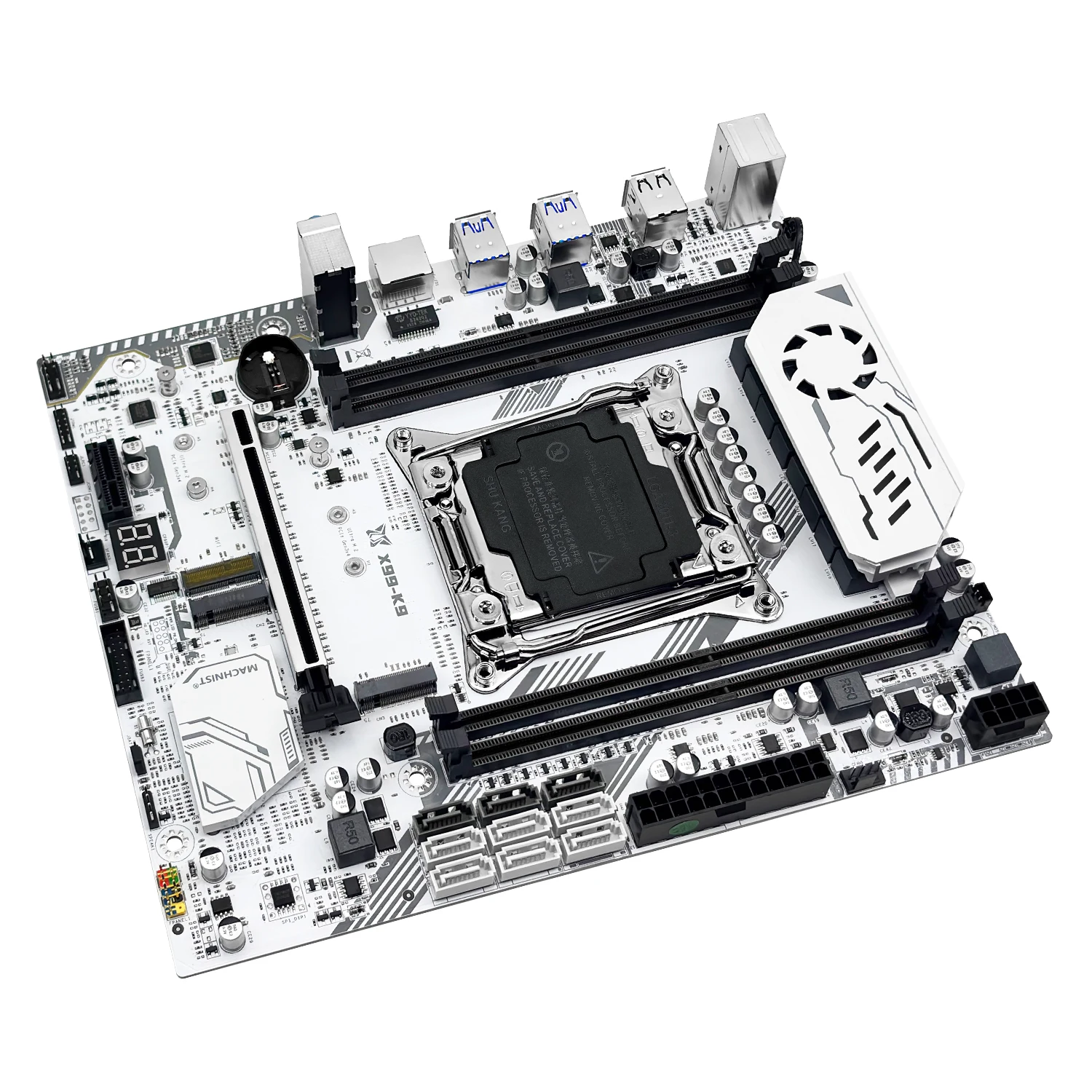 MACHINIST New upgrade X99 Gaming Motherboard LGA 2011-3 cpu C612 Chip Supports TPM2.0 Four Channel DDR4 NVME/WIFI M.2 Interface