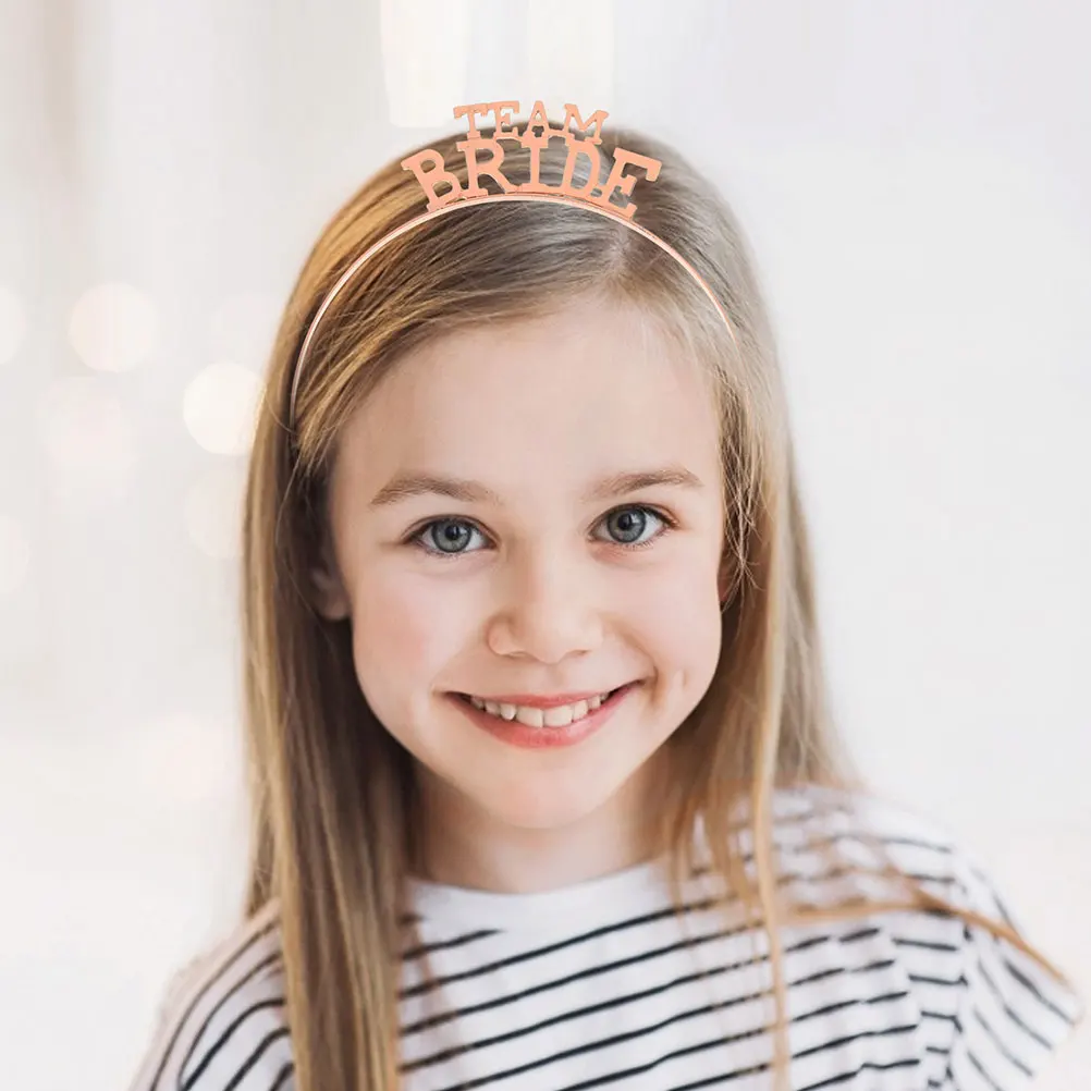 

2Pcs Bride Headb Lightweight Durable Metal Hair Accessories for Wedding Party Banquet Bridal Tiara Bachelorette Gifts
