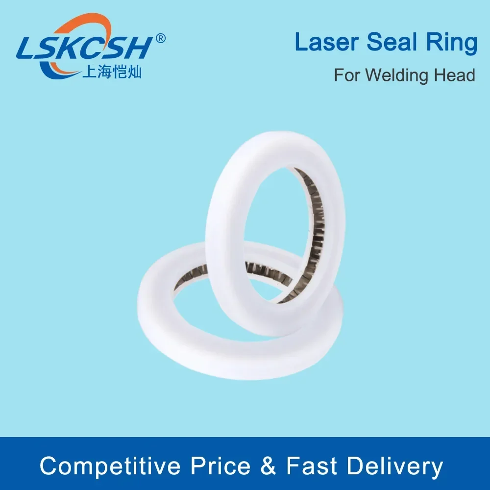 LEEOUKC anello di tenuta laser Per SUP 20S/21T/22C 21*15*2.7 34*26*2.7 Testa Laser Lente Protettiva Guarnizione Laser O-Ring rondella