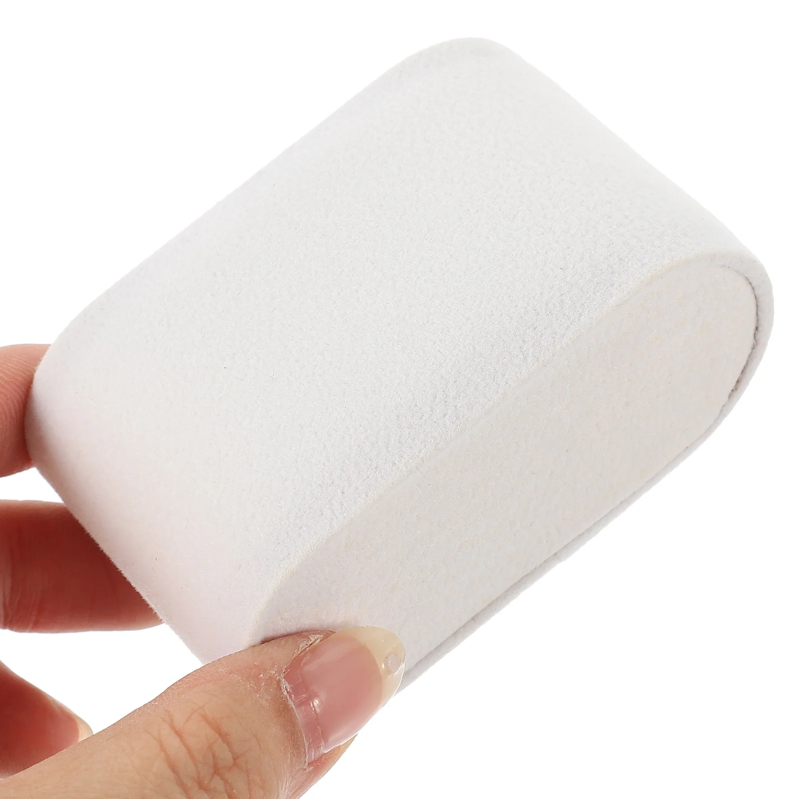 

8pcs Soft Flannelette Jewelry Display Pillow For Bracelet Bangle Watch Organizer Chain Stand Accessory Storage (White)
