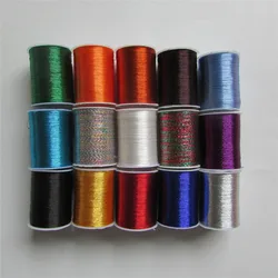 14 kind of colour select metal color  embroidery thread sewing machine thread DIY clothing pillowslip bed sheet 1pcs sell