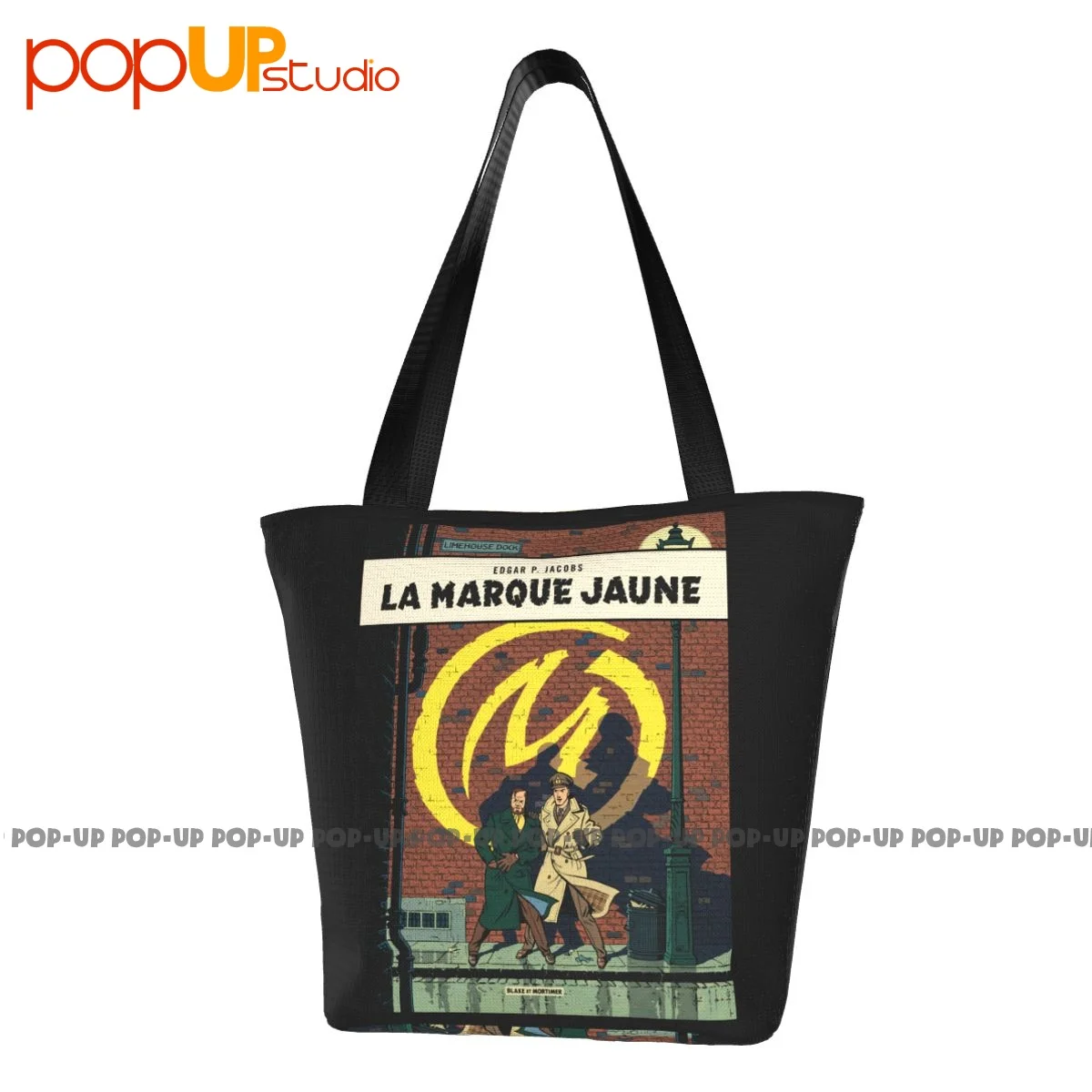 Blake And Mortimer La Marque Jaune P-428 Commute Handbags Tote Bag Shopping Bag Crossbody Bag