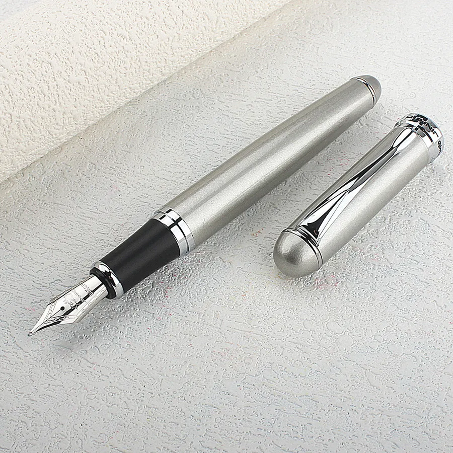 New Jinhao X750 Deluxe Black 18kgp Fountain Pen 18kgp Medium Nib Fountain Pen Hot Black