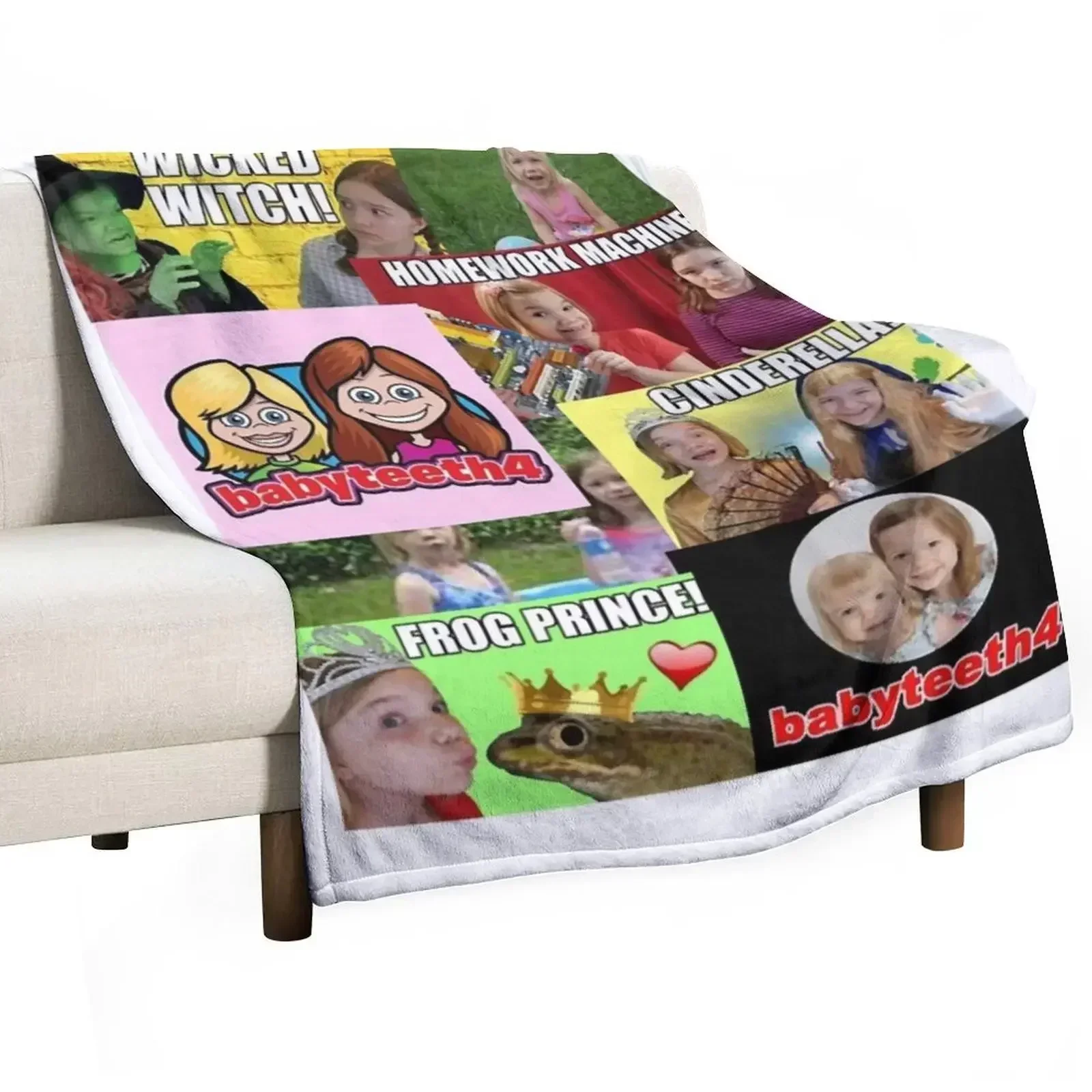 Jillian and Addie Essential Throw Blanket Elegant Warm Throw Blanket for Hotel Home