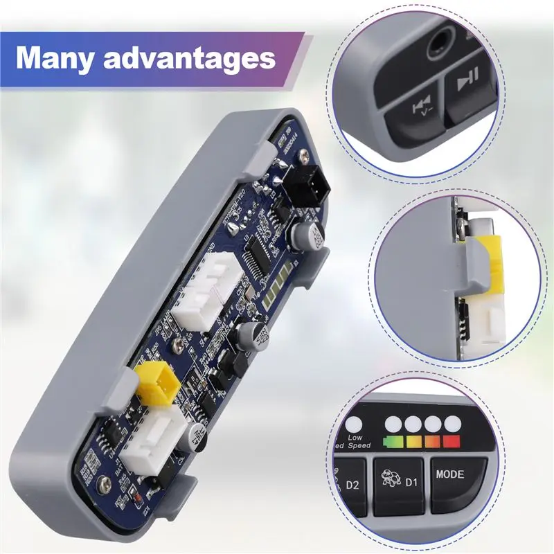 B05C-ZCY2157M Electronic Central Control For Children' S Battery-Powered Cars With Music Playback Player Power Supply 12V