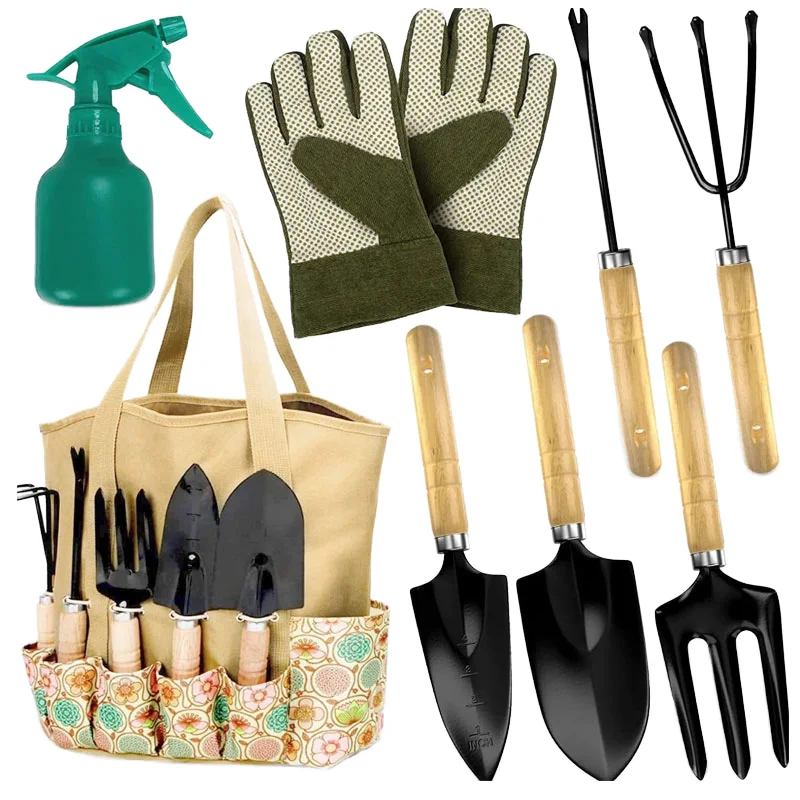 

Hot Selling Stainless Steel Gardening Tool Set, Garden Tool Set, Gardening Shovel Set with Tool Kit