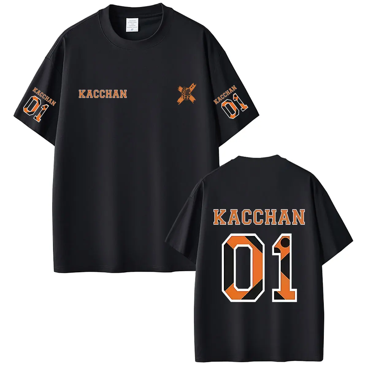 

Anime My Hero Academia Bakugou Katsuki T-shirt Summer Men Women Cartoon Cosplay T Shirts Male Casual Retro Oversized Tshirt Tops