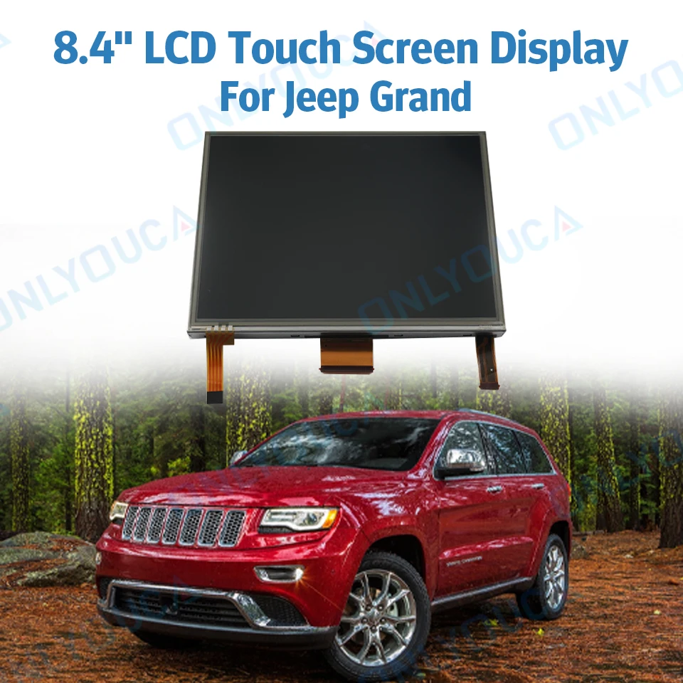 

OEM VP4 Row 8.4inch LCD display with touch screen DJ084NA-01A Touch screen For Jeep Grand Cherokee Car Audio