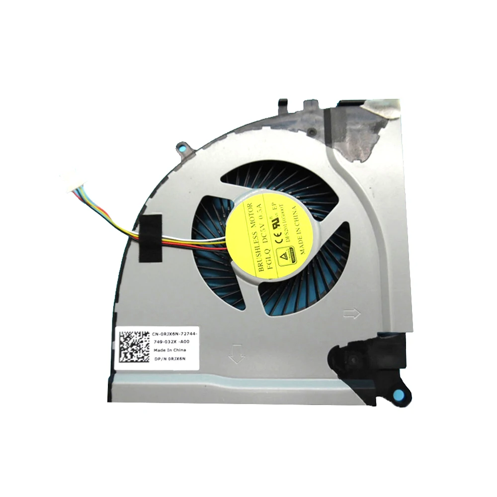 Laptop CPU Fan For DELL For Inspiron 15 7557 7559 DFS201105000T FGLQ DC5V 0.5A 0RJX6N RJX6N New