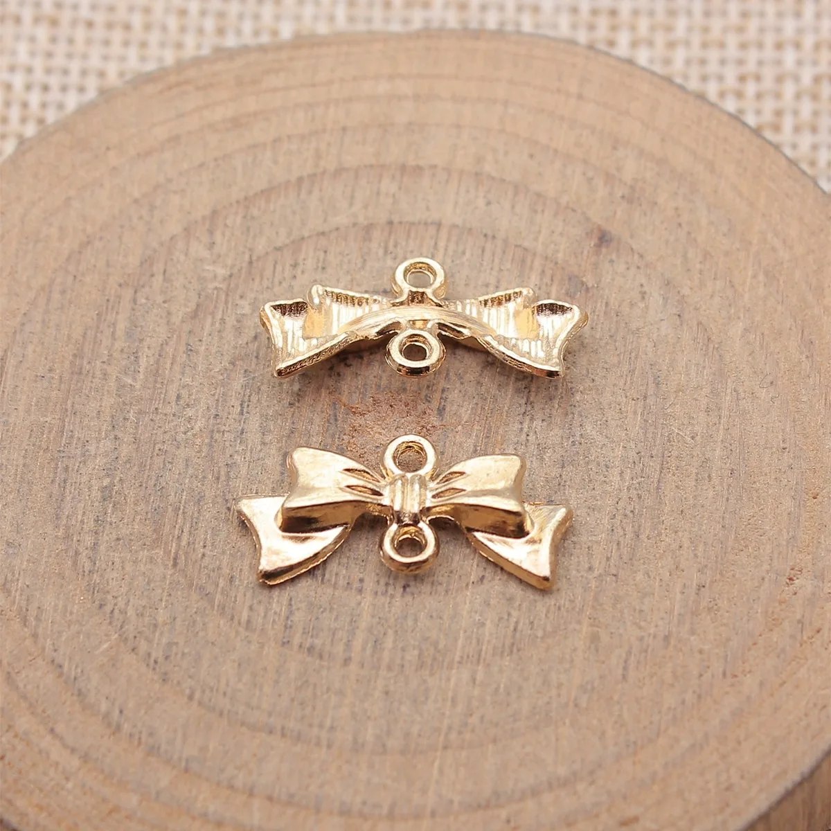 WYSIWYG 40pcs 20x9mm5 Color Antique Silver Bronze Bow Connector Charm Bow Charm For Jewelry Making Bow Charms Connector