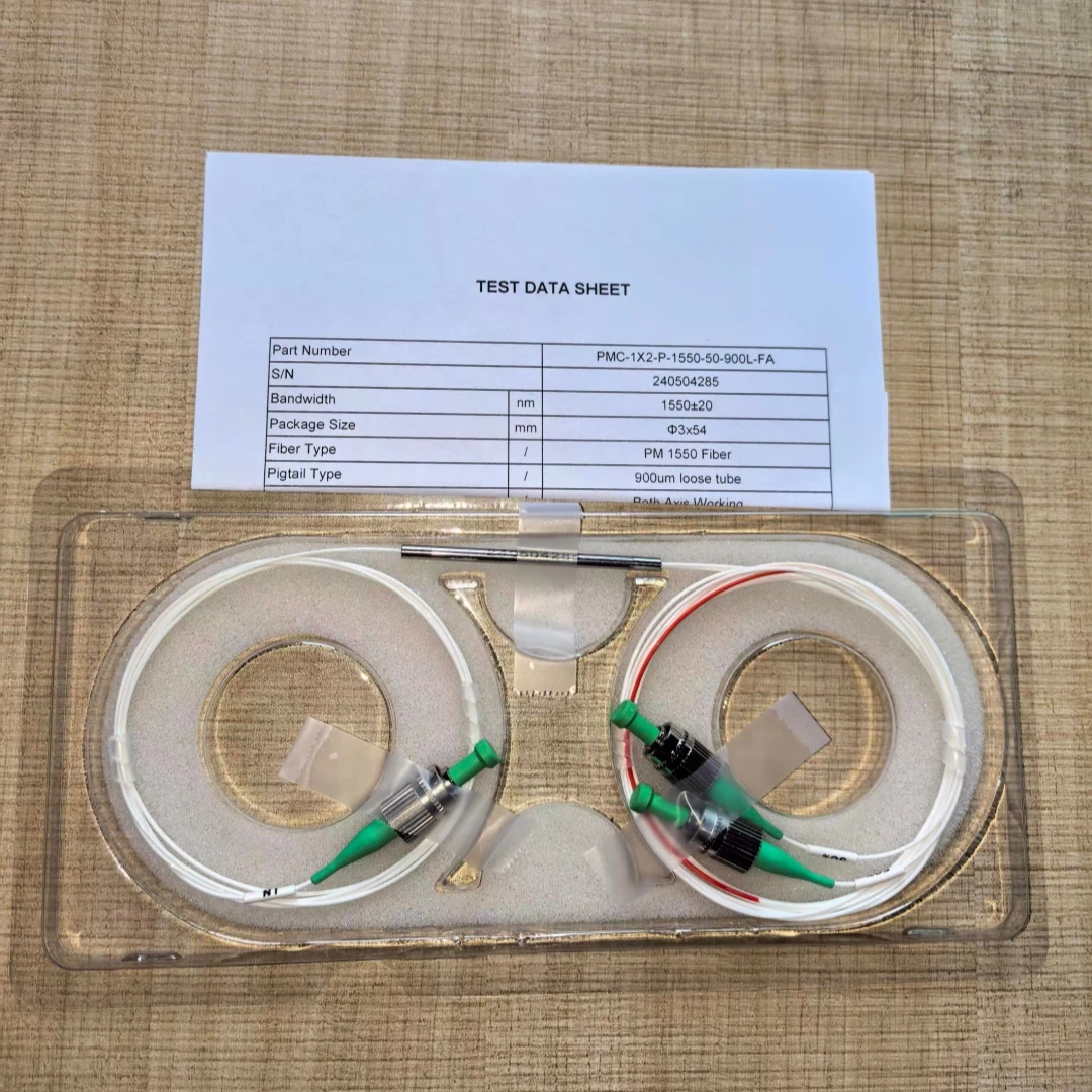 

Оптоволоконный соединитель для обработки поляризации 1X2 FC/APC 780 нм 1060 нм 2x2 сплиттер поляризации PM1550 нм оптоволокно панды медленный axi