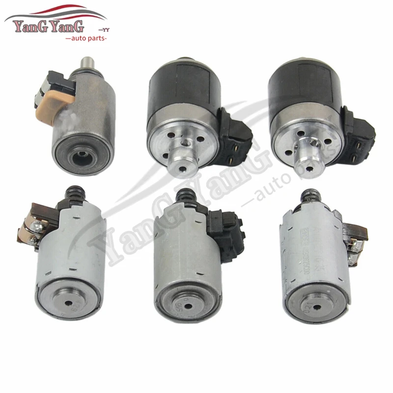 

722.6 5-Speed Automatic Transmission Solenoid Set 6 Pcs for 1994-05 Mercedes Benz C E S ML CL Transmission A1402770398