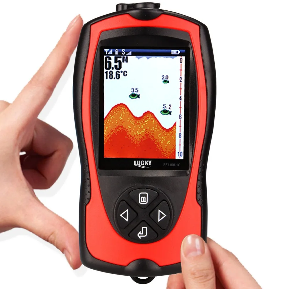 Color screen sonar wireless fish finder visual high-definition underwater fish finder outdoor intelligent fishing equipment