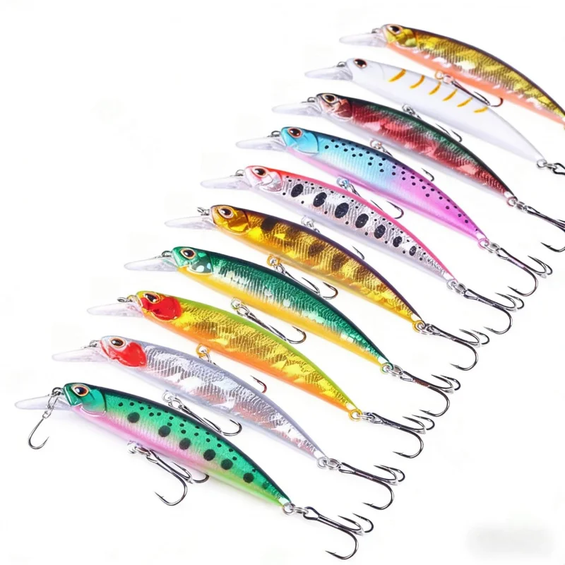 

New Submersible Minnow10One Pack9CM13G6Bionic lure hook, artificial bait, fishing lure