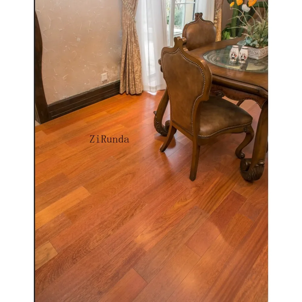 맞춤형 티크 바닥재, 매끄러운 공예 목재 바닥