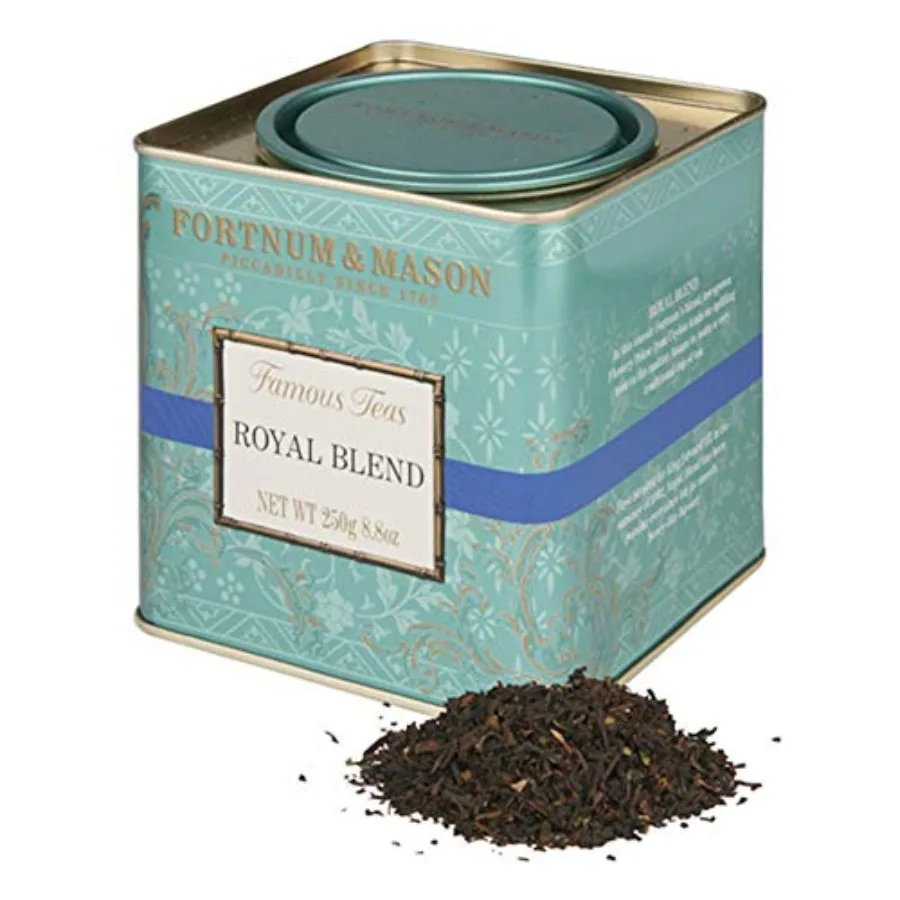 

British Tea, Royal Blend, 250g Loose English Tea in a Gift Tin Caddy