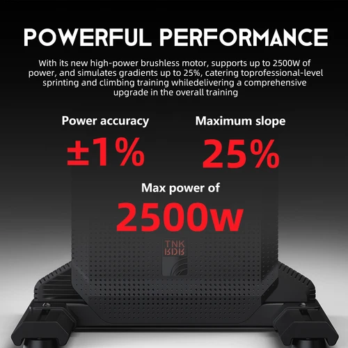 Imagen 2 del producto ThinkRider XXPRO-entrenador de bicicleta inteligente de accionamiento directo, máximo 2500W, entrenamiento en interiores, genera electricidad por solo rodillo de bicicleta