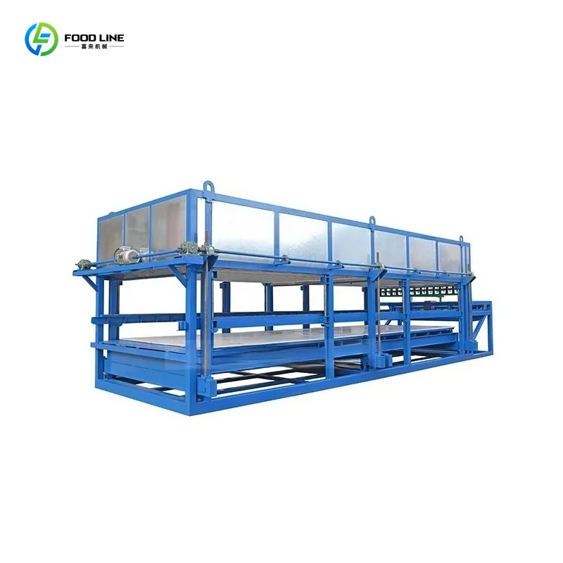 Customized High Performance 20 Ton Block Ice Making Machine From Original Manufacturer Ex Factory Price For Bulk Cooling