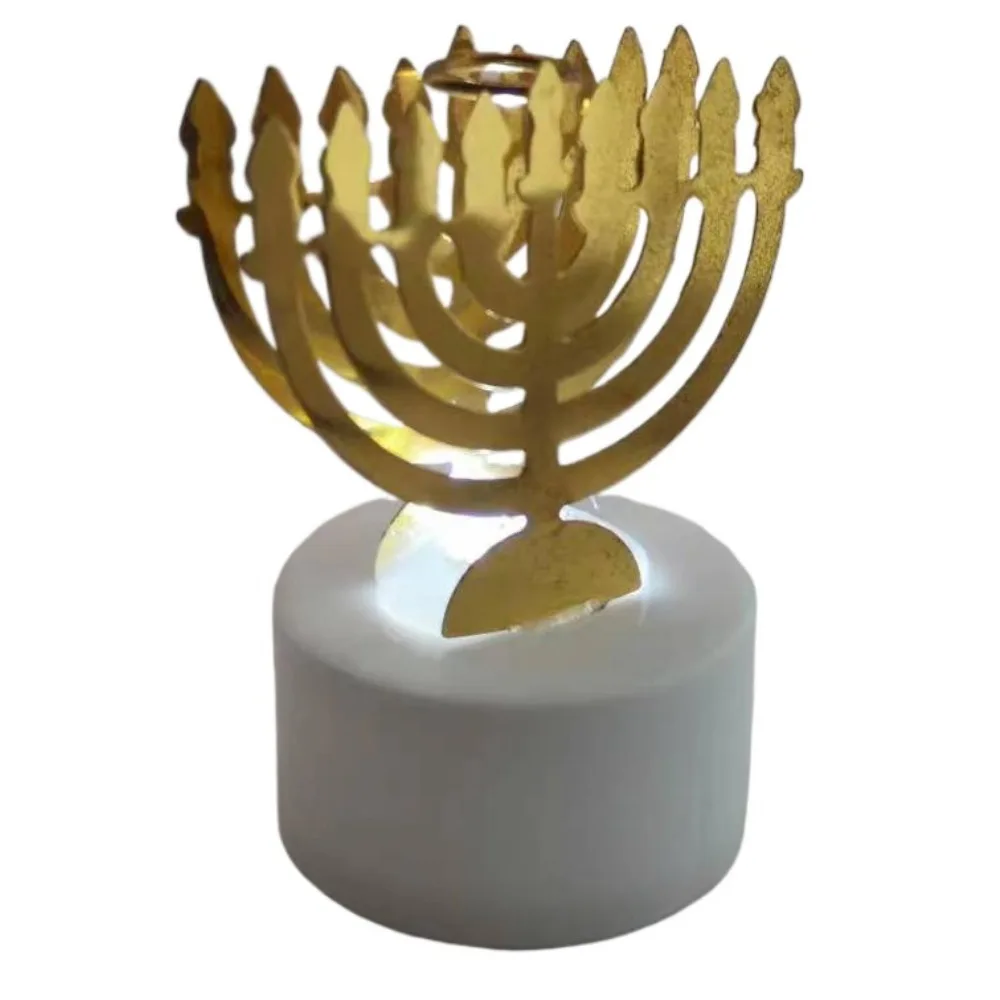 Imagem -03 - Pequena Luz Decorativa Noturna para Festival Judaico Corda de Luz Led Hanukkah Judaica Sabbath Brinquedos Luminosos de Festa David Star Dreidel