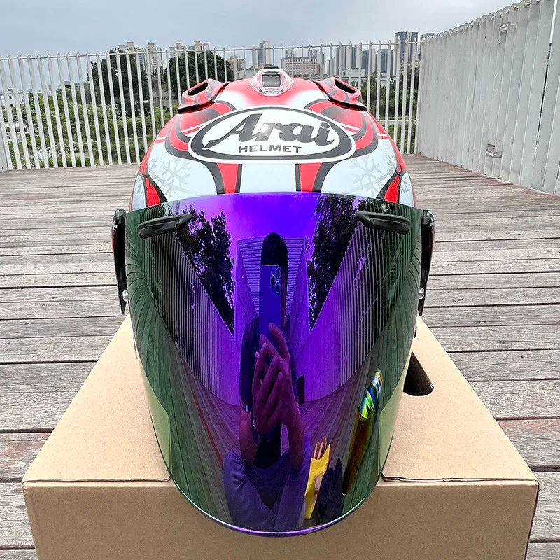 

VZ-RAM, высококачественный ABS классический 3/4 шлем с открытым лицом, для винтажных мотоциклов и круизных мотоциклов, защитные шлемы, красное пламя