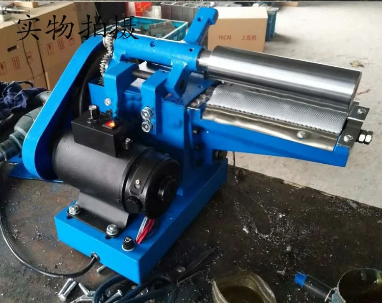 Strong Power Glue Gluing Machine 160mm Yellow Plastic Glue Roller Shoe Gluing Machine