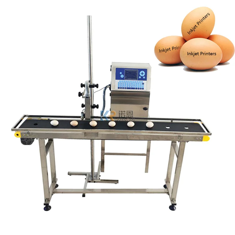 

Automatic Whole Tray Chicken Duck Egg Expiry Date Coding Printing Machine Eggs Inkjet Coders Printer Milk Box Marking Equipment