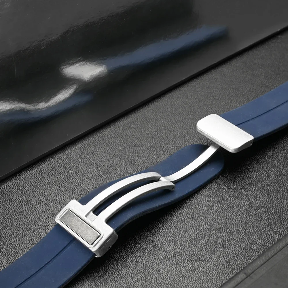 Banda de silicone magnética para huawei relógio ajuste 4 pro cinta correa masculino pulseira de laço macio para huawei ajuste 3 ajuste 4 pulseiras de relógio substituídas